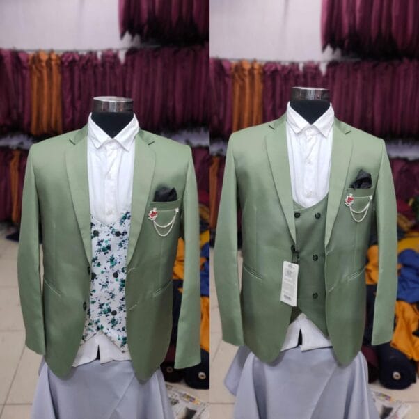 Green Men's Suit